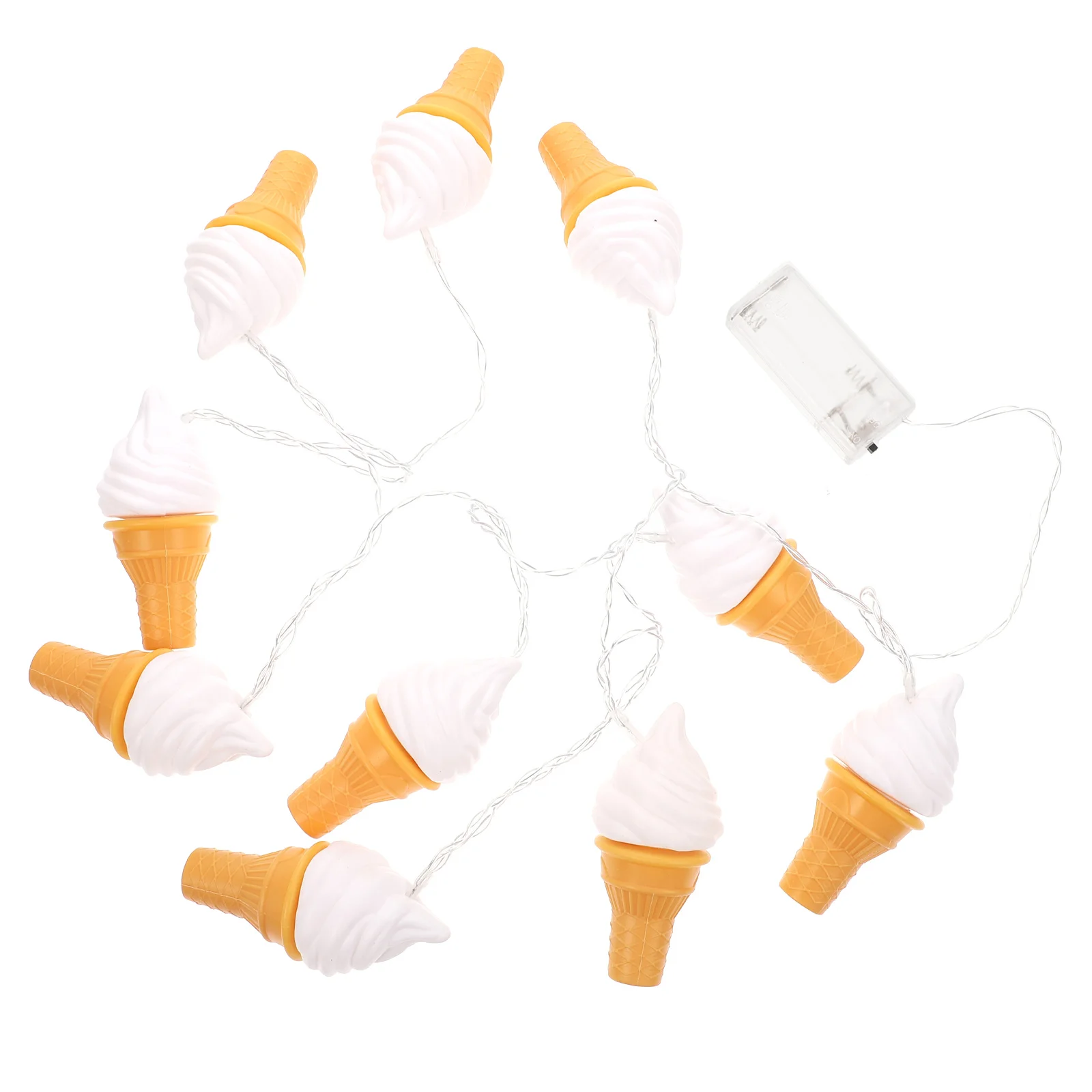 

Ice Cream String Lights Decorative Lamp Scene Layout Bedroom Party LED Restaurant Holiday Outdoor