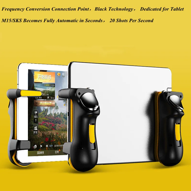 

Gaming Trigger Controller for Pubg L1R1 Button Gamepad Joystick Free Fire Aim Shooting Game Handle for IPad IOS / Android Tablet