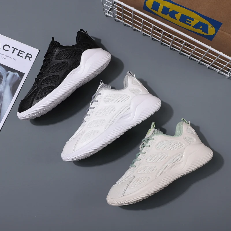 Fujeak Breathable Casual Women's Sneakers Non-slip Outdoor Running Shoes Lightweight Female Shoes Plus Size 42 Casual Footwear