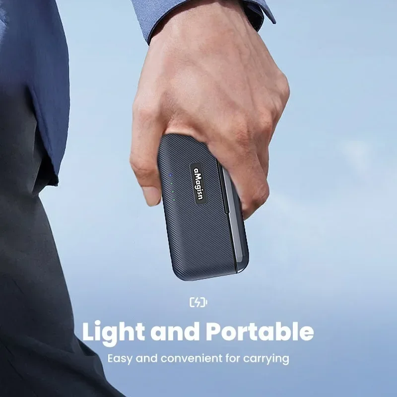 Чехол для аккумулятора aMagisn с быстрой зарядкой DJI OSMO Action 5 Pro 3-канальный быстрая