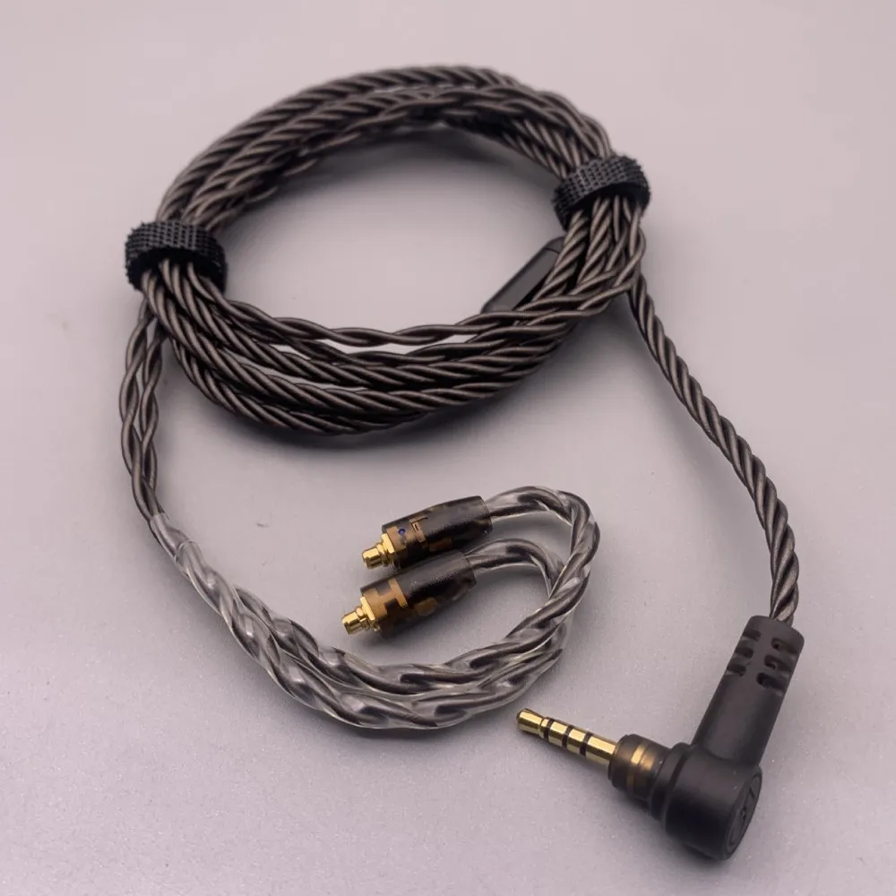 

Оригинальный Hi-Fi кабель для наушников ALO Audio Super Smoky Litz IEM 2,5 3,5 4,4 мм разъем MMCX для гарнитуры Solaris Andromeda Orion T9iE