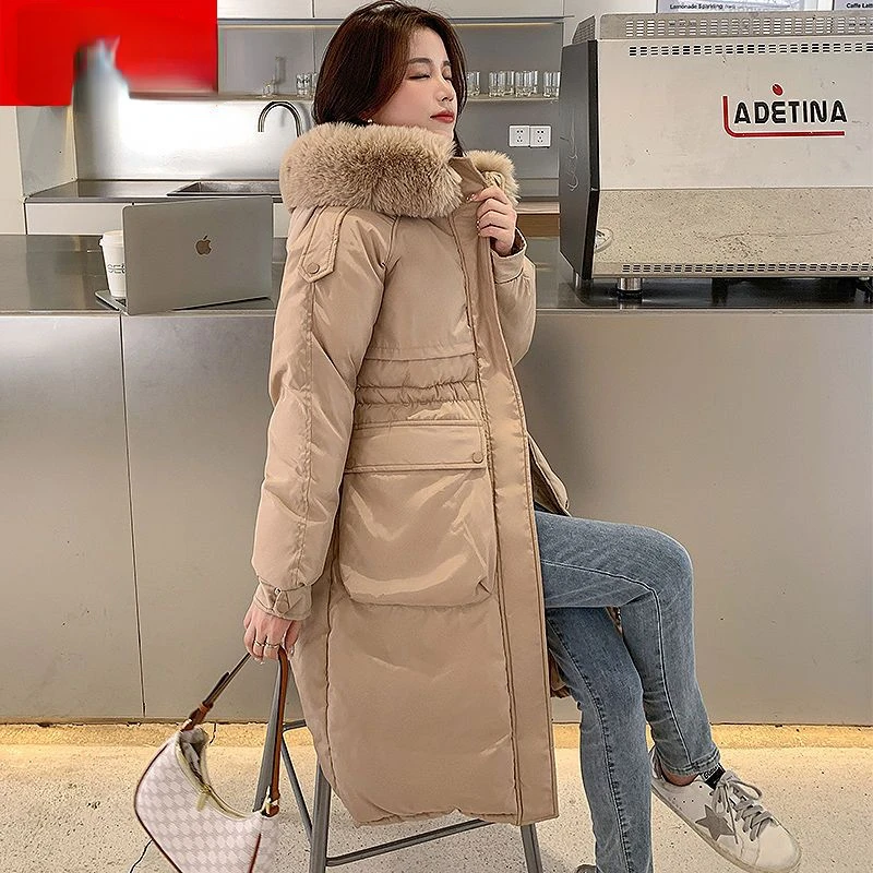 Winter Women's Cold Coat Jackets Parkas Super Hot Coats Hooded Long Cotton Padded Jacket Winter Clothing New Fashion