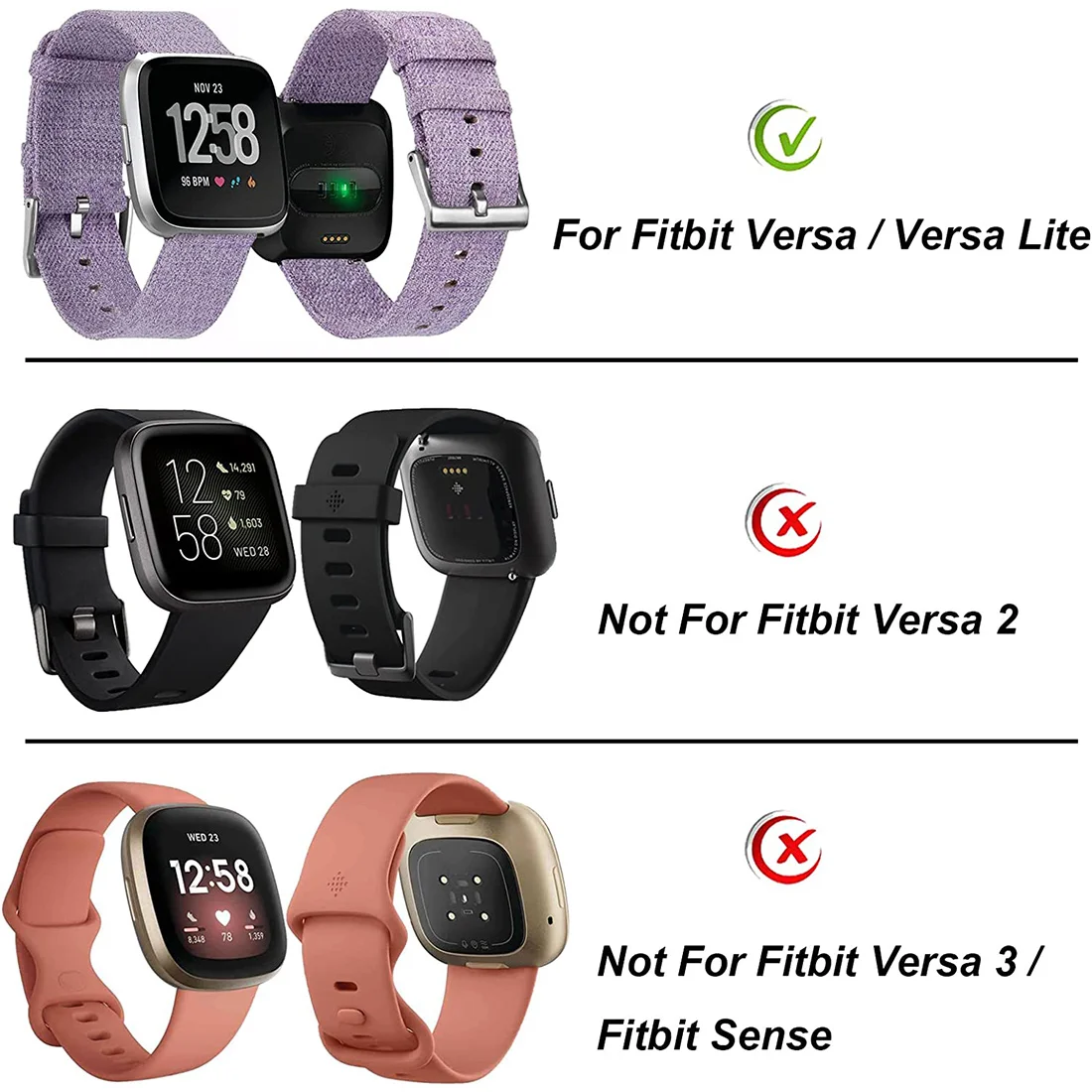 ЖК-экран сенсорного монитора для Fitbit Versa FB504/FB505 умные часы дисплей комплект