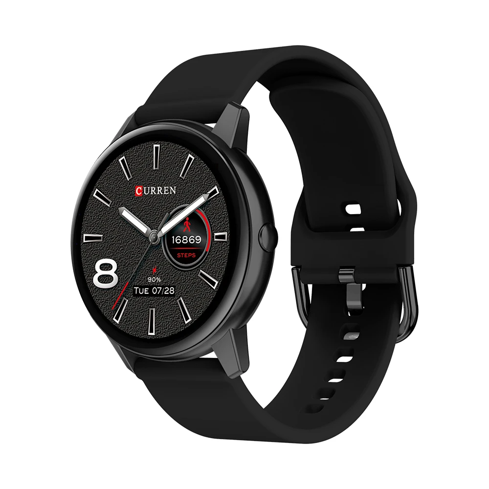 

CURREN Sports Fitness Blood Pressure IP68 Waterproof Smart Wristwatch Full Touch SCREEN Bluetooth Smart Watch for Android IOS