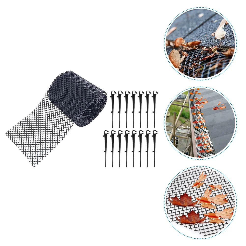 

Gutter Leaf Guard Mesh Screen Filter Guards Protection Cover Roll Strainblack Diydownsport Strainer Rain Gutters Covers Anti