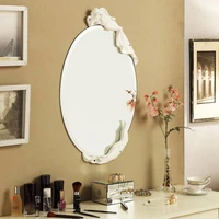 decoration home decorative wall mirrors macrame makeup irregular aesthetic mirror 3d wall sticker living room decoration spiegel