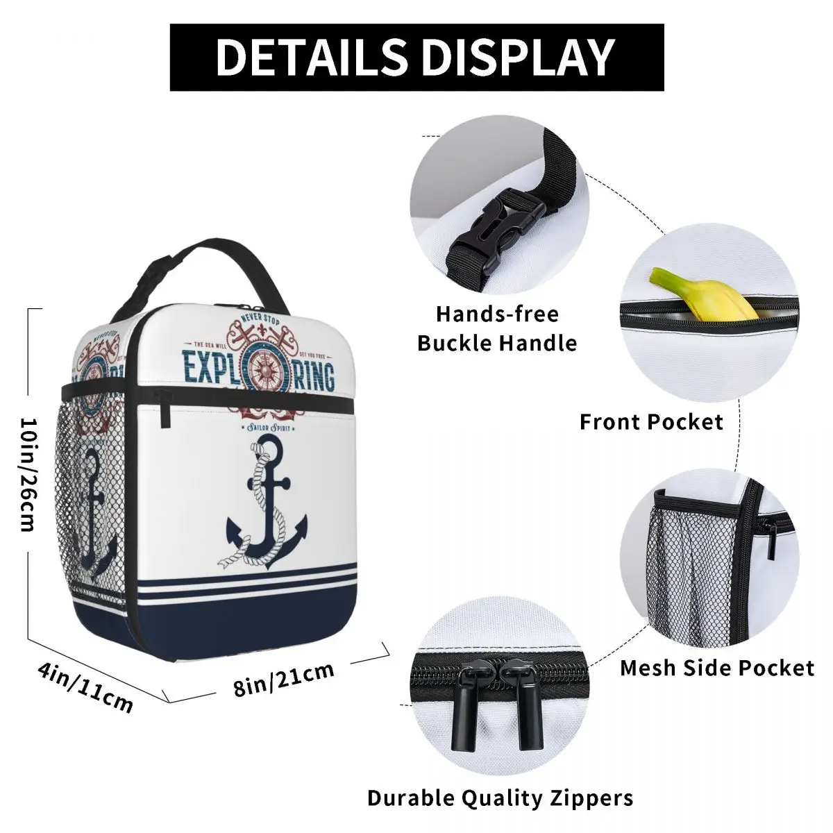 Морская фотография исследование якоря термоизолированные ланч-пакеты компас