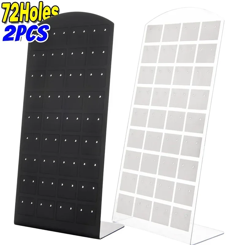 

Пластиковая подставка для сережек 48/72 отверстий