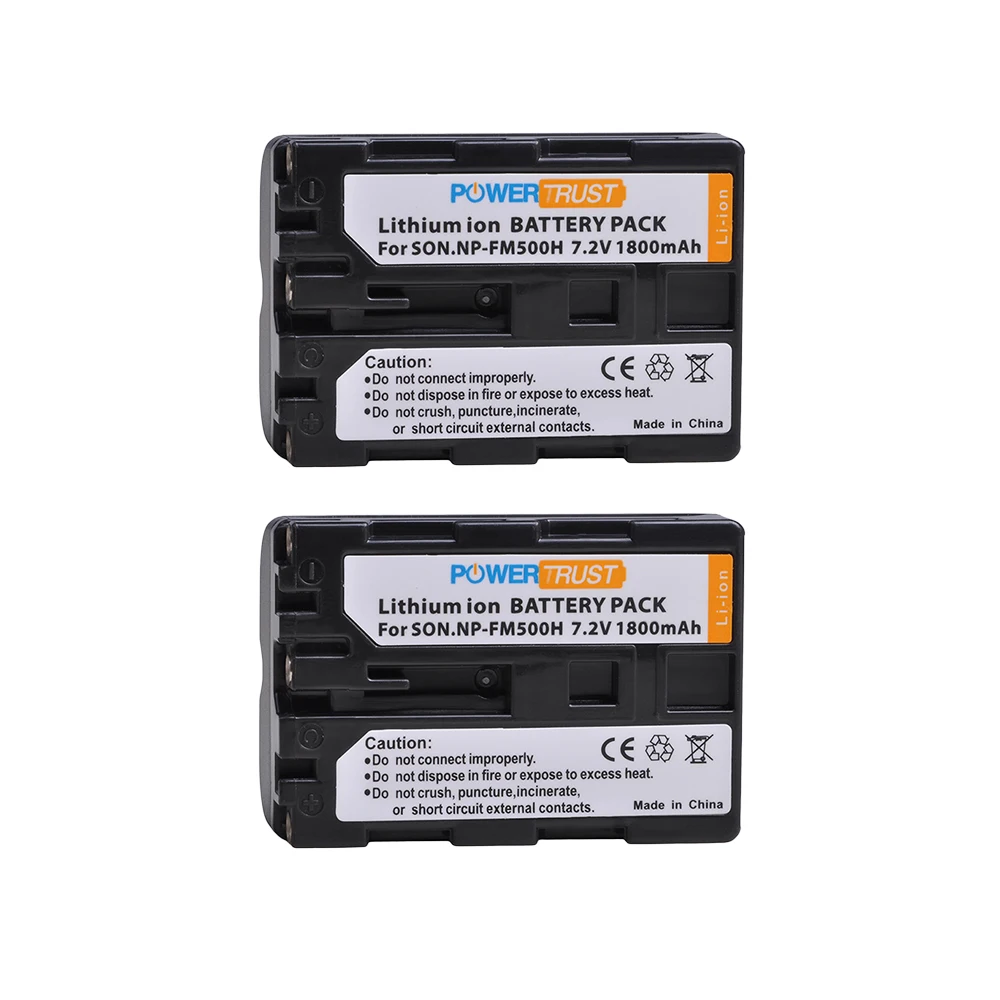 

2 шт. NP-FM500H FM500H NPFM500H, аккумуляторная батарея для Sony Alpha, Alpha A57, Alpha Φ, Alpha A58, SLTA65, SLT-A57