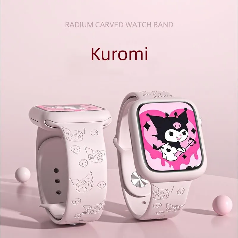 Фото Ремешок силиконовый для Iwatch 1/2/3/4/5/6/se/7/8, 38/40/41/42/44/45/49 мм №4