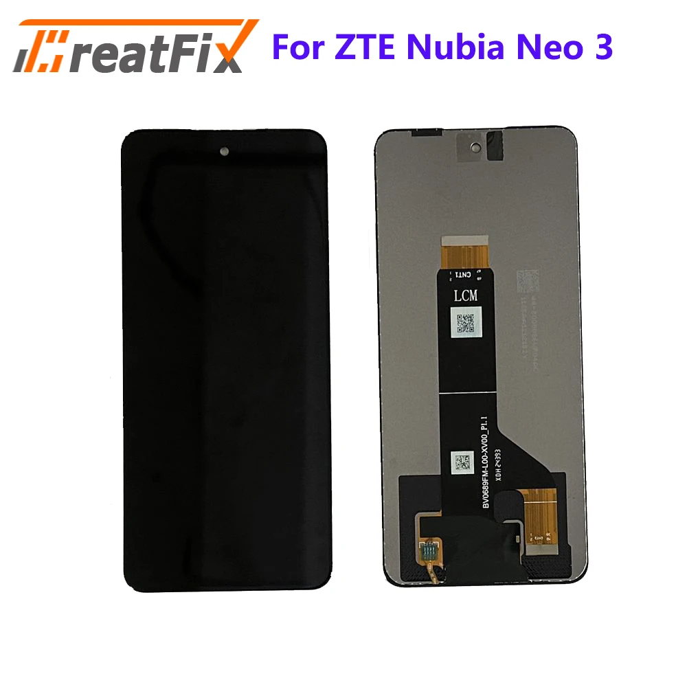 Фото Дисплейный модуль с тачскрином и рамкой для ZTE Nubia Neo 3 5G №4