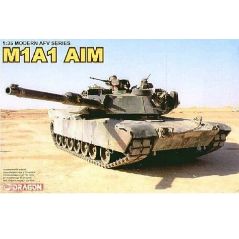 

DRAGON 3535 1/35 U.S. M1A1 Main Battle Tank (Gulf War) DS Track Military Hobby Toy Plastic Model Building Assembly Kit Gift