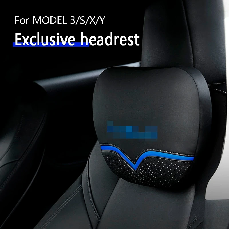 

For Tesla model 3 model Y model S/X car headrest neck pillow car pillow supplies cotton