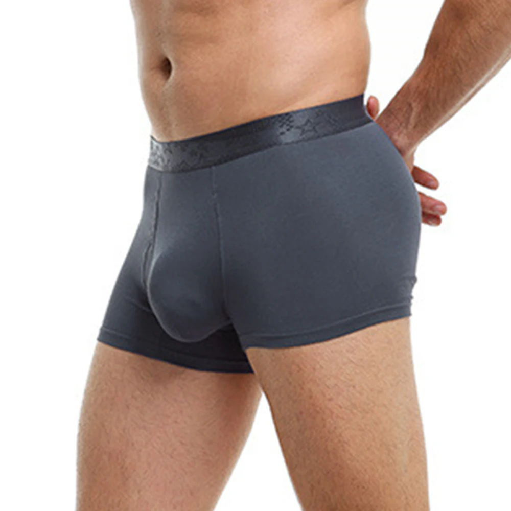 Мужские трусы-боксеры сексуальное нижнее белье для геев дышащие мужские
