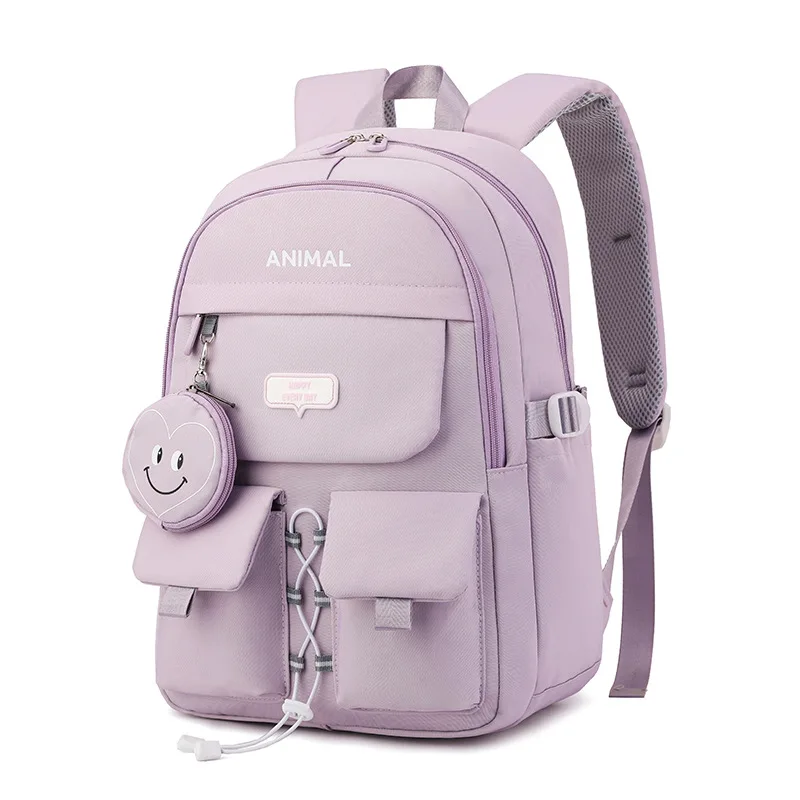 

Cute Backpack School Bag 2023 New Teen Girls Student Schoolbag INS College Style Rucksack Bookbags Travel Packbag