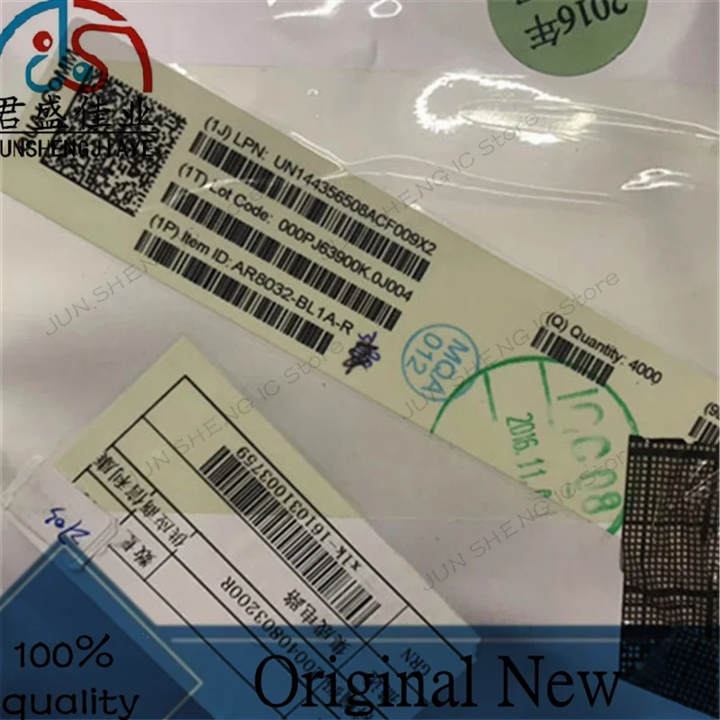 

JUN SHENG IC Store/10 pieces /lot 100% new original IC AR8032-BL1A-R 18/5000 Patch QFN-32 new Ethernet transceiver IC