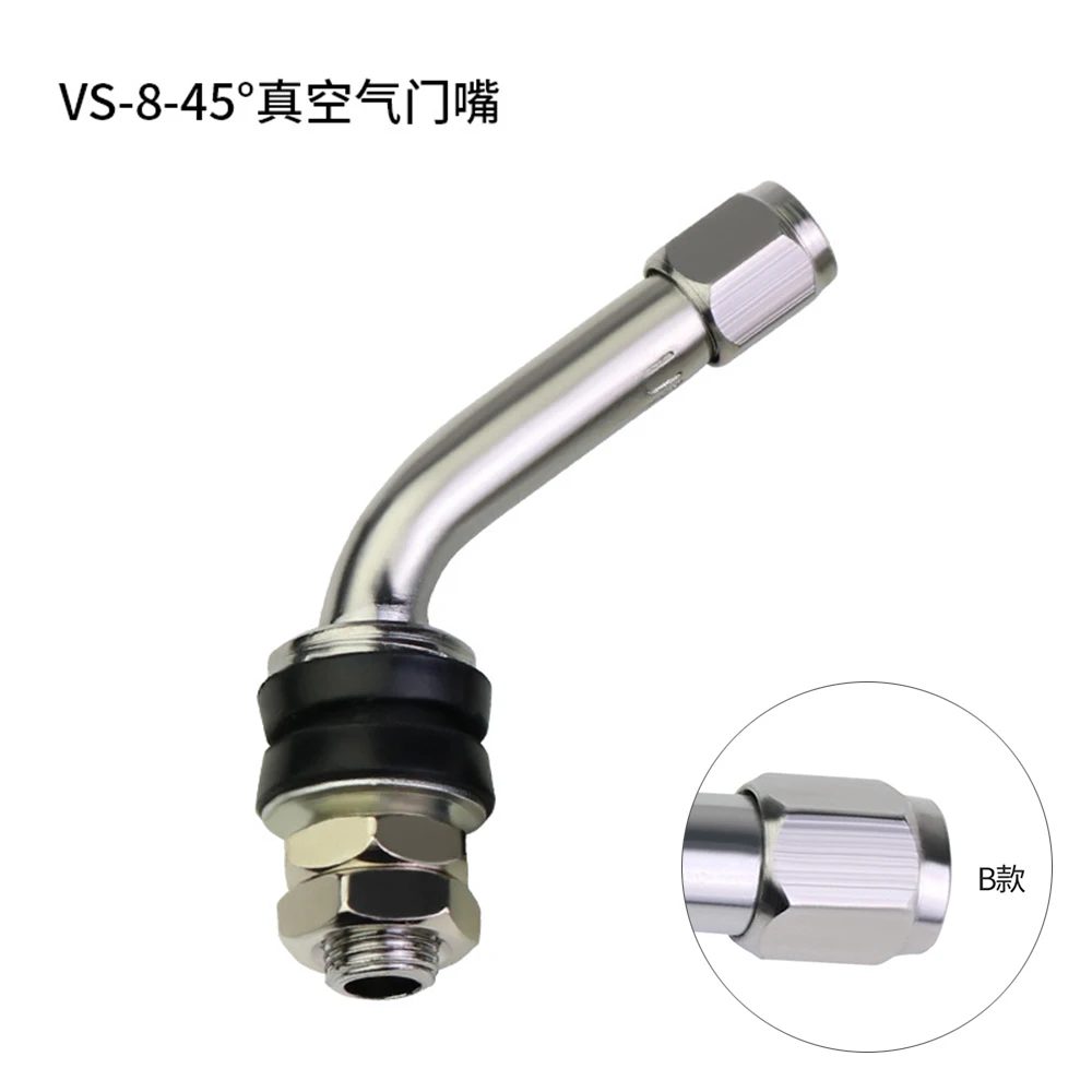 

VS-8-45/90 Угловые штоки клапана для бескамерных автомобильных клапанов, угол 45 и 90 градусов, штоки клапана, нипель колес