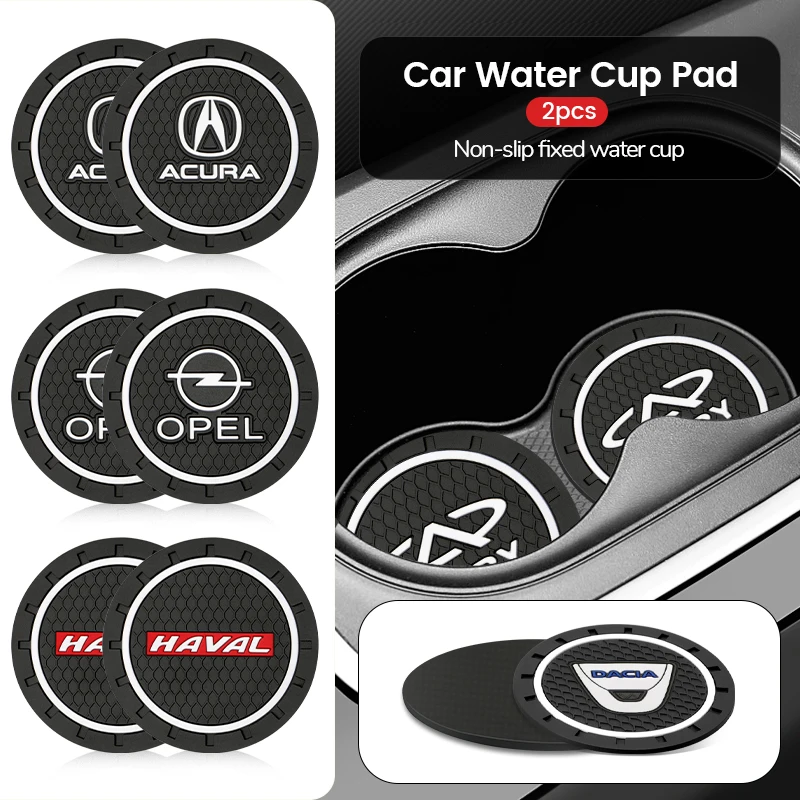 2 шт. автомобильные противоскользящие подставки для стаканов Volkswagen Golf 7 4 5 Passat b6 VW