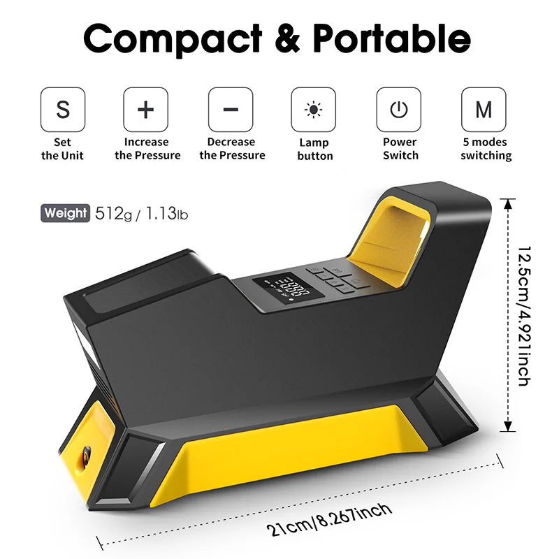 Портативный цифровой дисплей с воздушным компрессором внешняя фотография 150