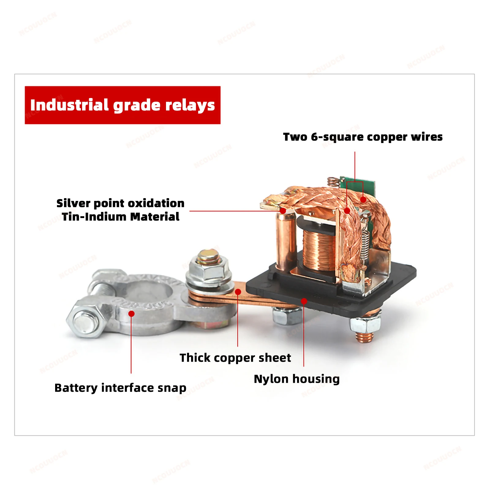 Универсальное реле переключателя батареи 12 В 24 120 А 200 250 беспроводной пульт