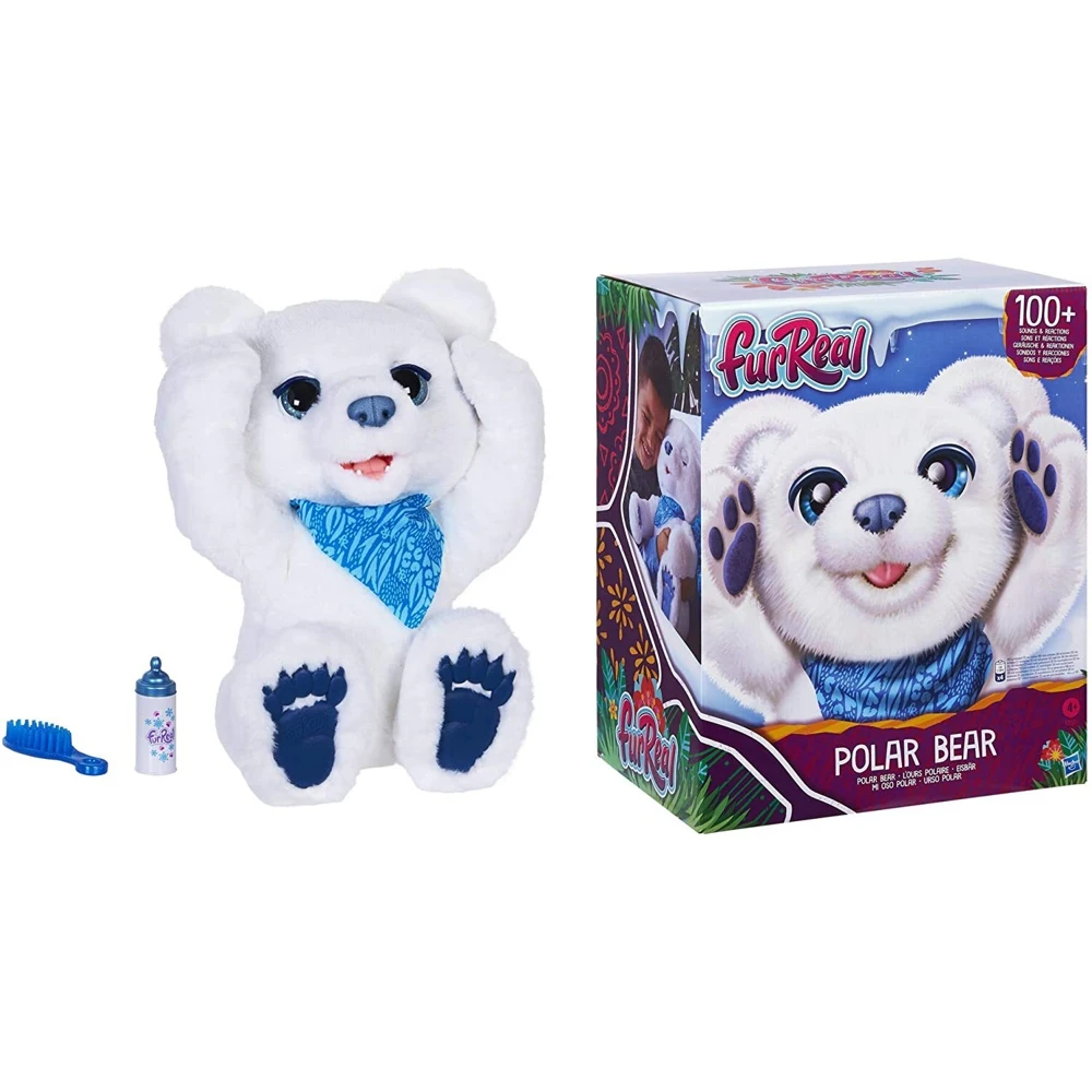 Интерактивная плюшевая игрушка Polar Bear Cub полярный мишка .Игрушка FurReal Friends - купить