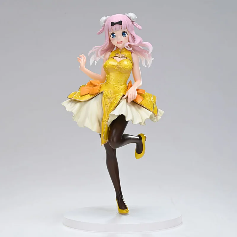 

TAITO Original Fujiwara Chika Cheongsam Ver. Figure Genuine Japan Anime Kaguya-sama: Love Is War PVC Doll Model Collection Gift