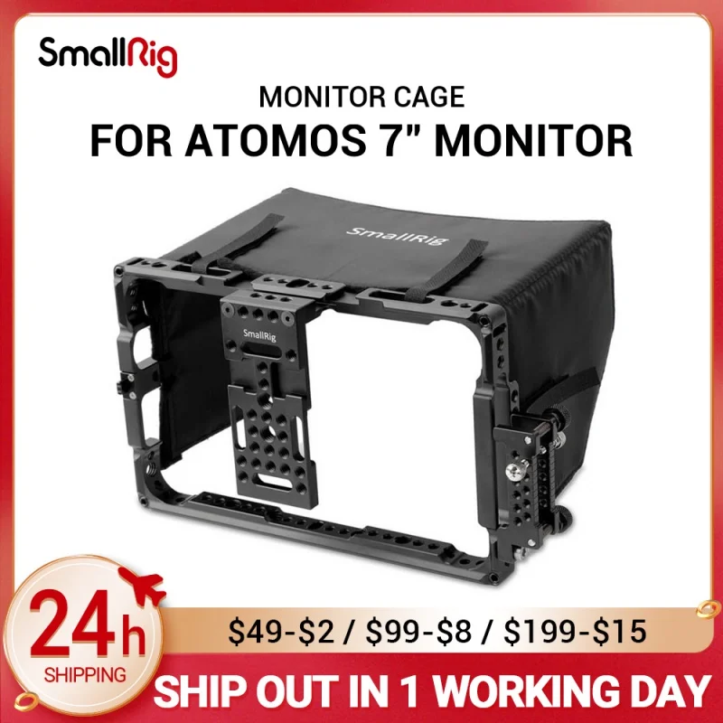 

Клетка SmallRig Director's Monitor для 7-дюймового атомо Shogun Инферно и серии Flame с бесплатным солнцезащитным капюшоном-2008