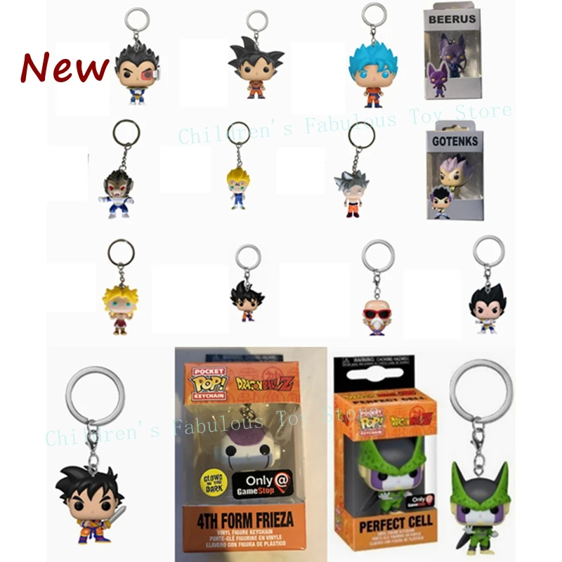 18 стилей новейшие брелоки FUNKO dragon-ballz Gohan идеальный мобильный мастер roshi маленький