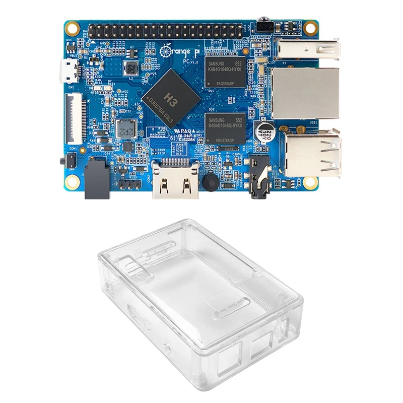 

Open Source Maker H3 1GB ARM Cortex-A7 Quad Core Development Board For Orange Pi PC Development Board With Case