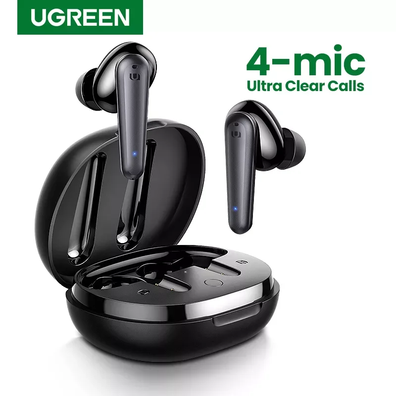 

U-G-REEN HiTune T1 Wireless Earbuds with 4 Mics TWS Bluetooth 5.0 Earphones True Wireless Stereo 24H Playing USB C Charge Earpho