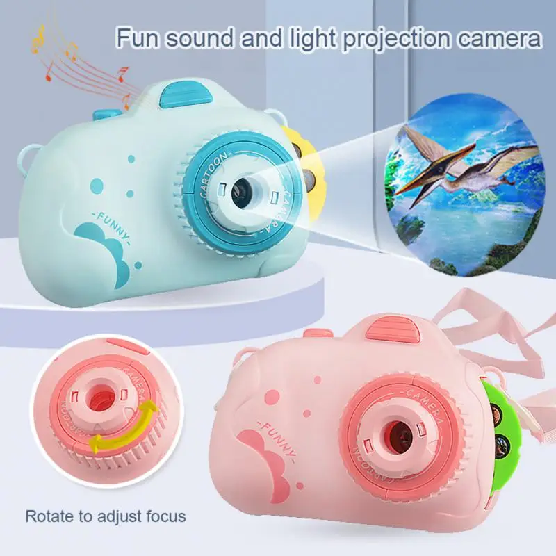 

Детская проекционная камера, креативная головоломка, имитация музыки, мультяшная проекционная камера, подарок для детского сада, Прямая по...