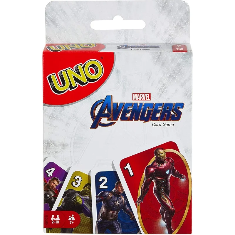 Развлекательные настольные игры Uno Marvel мстители забавные игральные карты для
