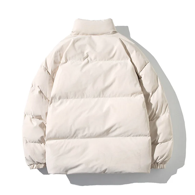 Men and Women in Autumn and Winter High-quality Cotton Jacket Windproof Thickening Warm Printed Zipper Cotton Jacket