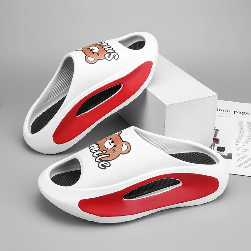 

Сланцы для мужчин и женщин, сандалии на толстой платформе, мягкая подошва, Эва, Нескользящие, летние тапочки для дома и ванной