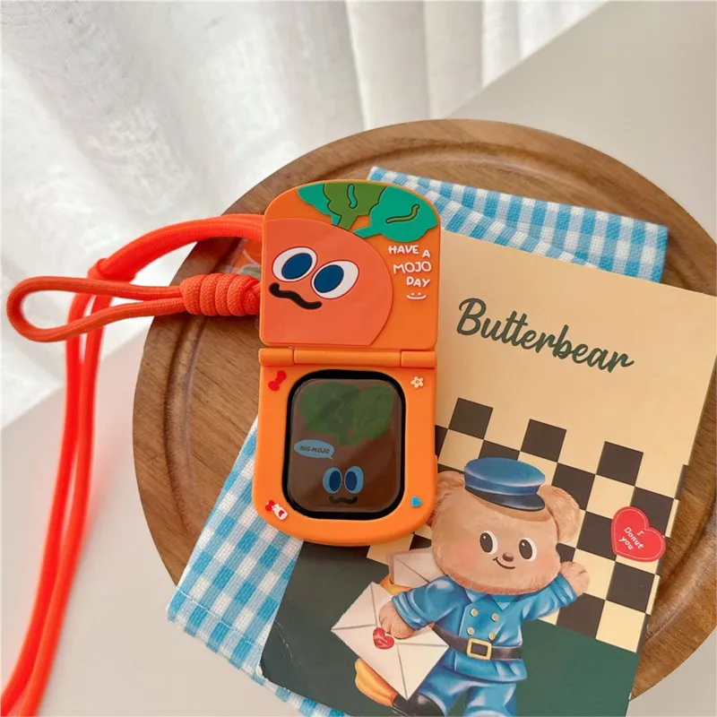 Фото Забавный чехол с морковкой для Apple Watch Sport 1/2/3/4/5/6/7/8/9st Gen S10 S11 Ultra SE 38/45/41/44/42/46/49 мм №5