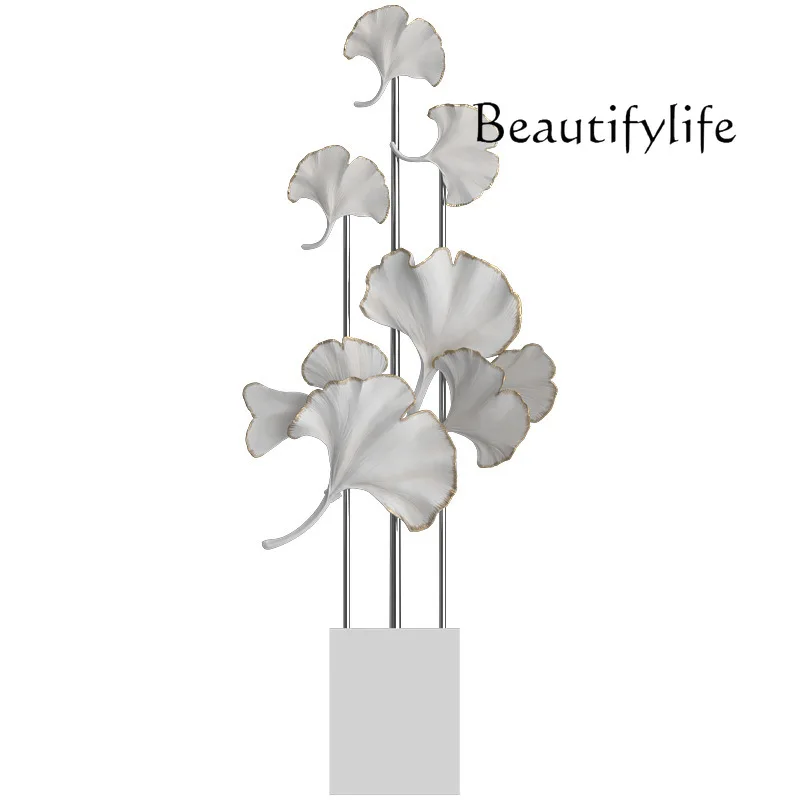 Большая гостиная Ginkgo biloba украшение для пола Современная Женская Роскошная