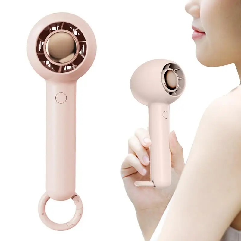 

Mini Handheld Fan 1200mAh Portable Hand Held Fan Rechargeable Personal Hand Fan USB Rechargeable With Powerful Turbo Wind
