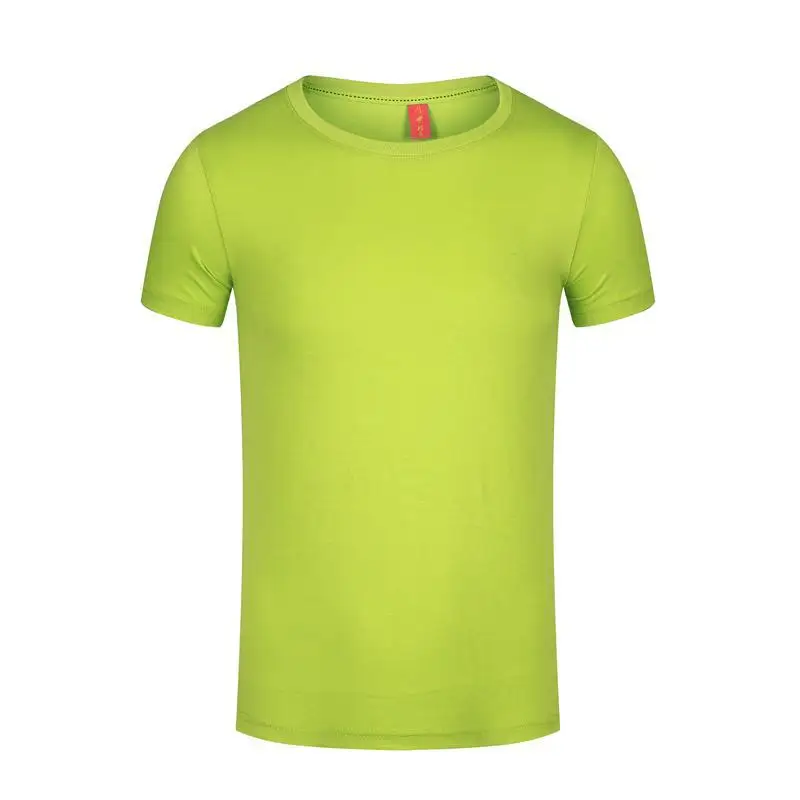 

Summer new cotton loose round collar T-shirt advertising t-shirts with short sleeves class