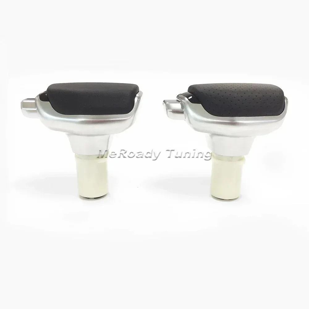 Кожаная ручка переключения передач из АБС-пластика с кнопкой управления рычаг