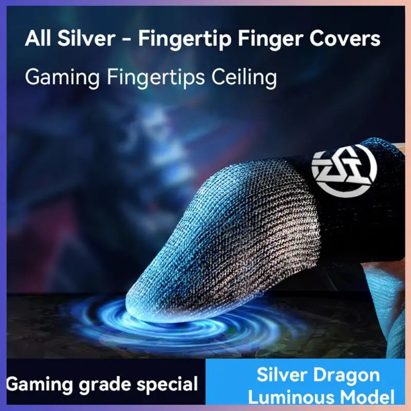 

19 Styles Gaming Fingertip Gloves For PUGB Gamer Sweat-proof Non-slip Touch Screen Finger Sleeve Breathable Gaming Finger Covers