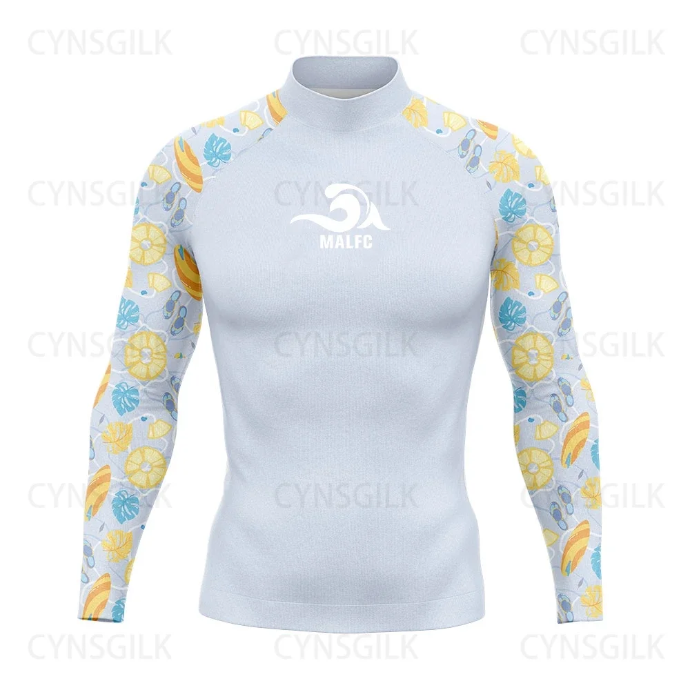 Мужской длинный рашгард с длинным рукавом для серфинга MALFC-Rashguard цвета в