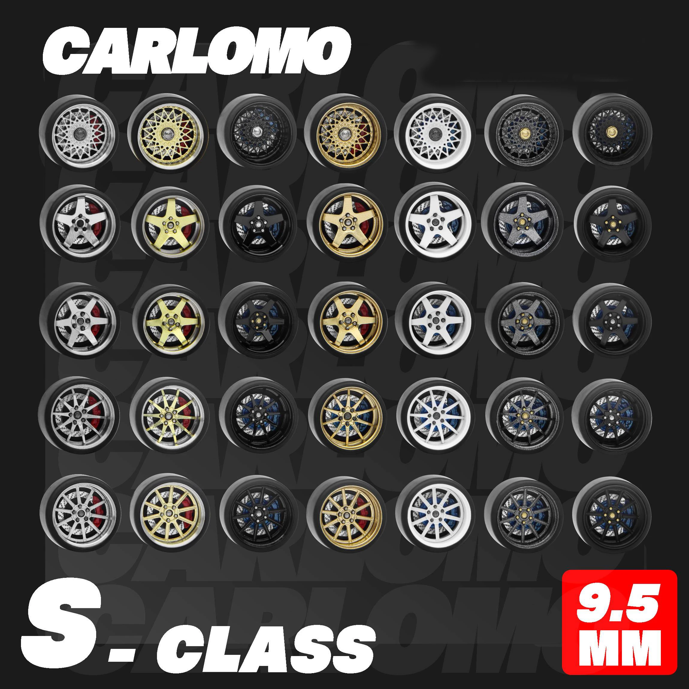 Литые под давлением модели Carlomo S-класса в масштабе 1/64