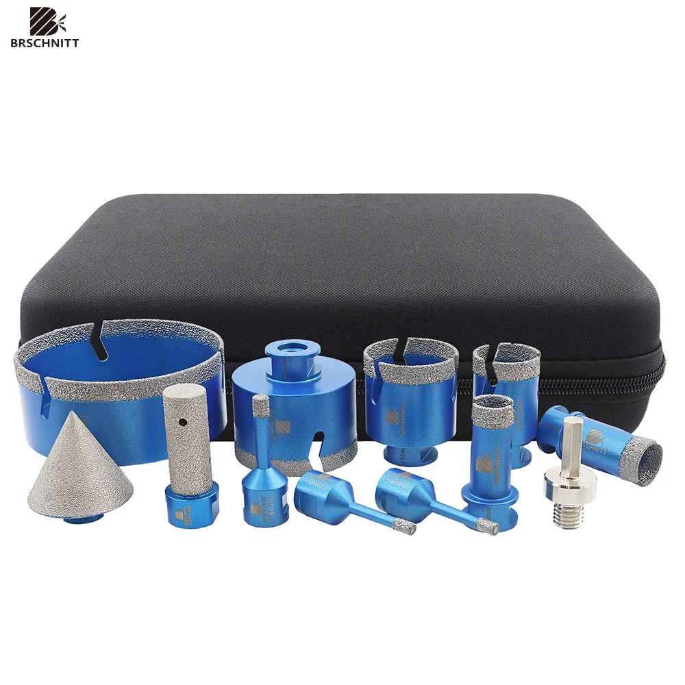 

Набор алмазных сверл BRSCHNITT 12 шт. M14