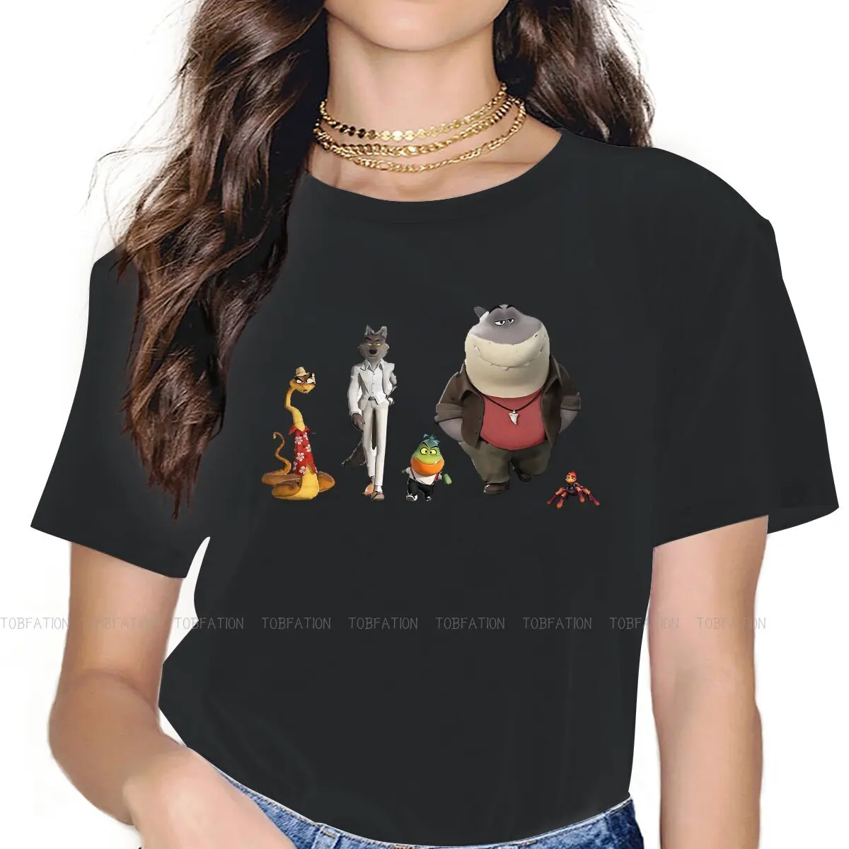 

Костюм паука змеи лисы Специальная футболка для девочек плохие парни 4XL новый дизайн подарочная одежда футболка горячая Распродажа
