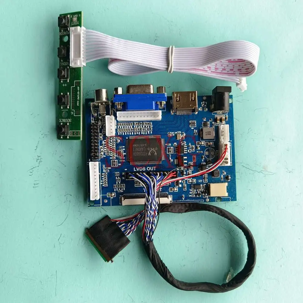 

For LP140WH2-TLE2 LVDS 40 Pin 14" 1366*768 AV+VGA+HDMI-Compatible Notebook DIY Kit LCD Screen Controller Board