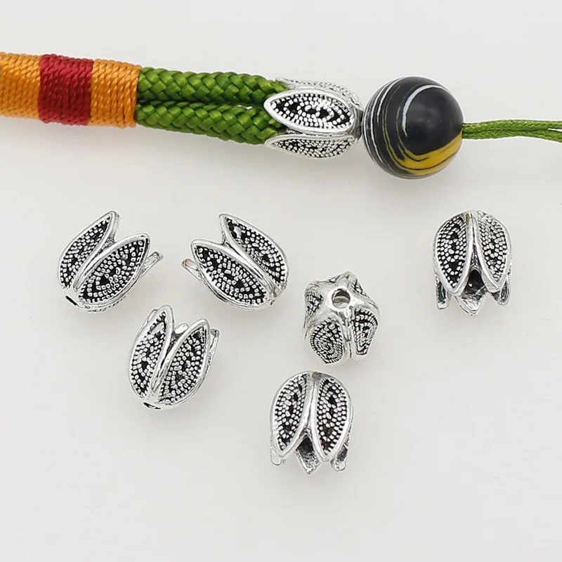 Застежка трубочка для браслетов. Концевики для бисера. Каллоты 8х4мм, цвет бронза. Концевики для бисера. Концевик для шариковой цепочки.