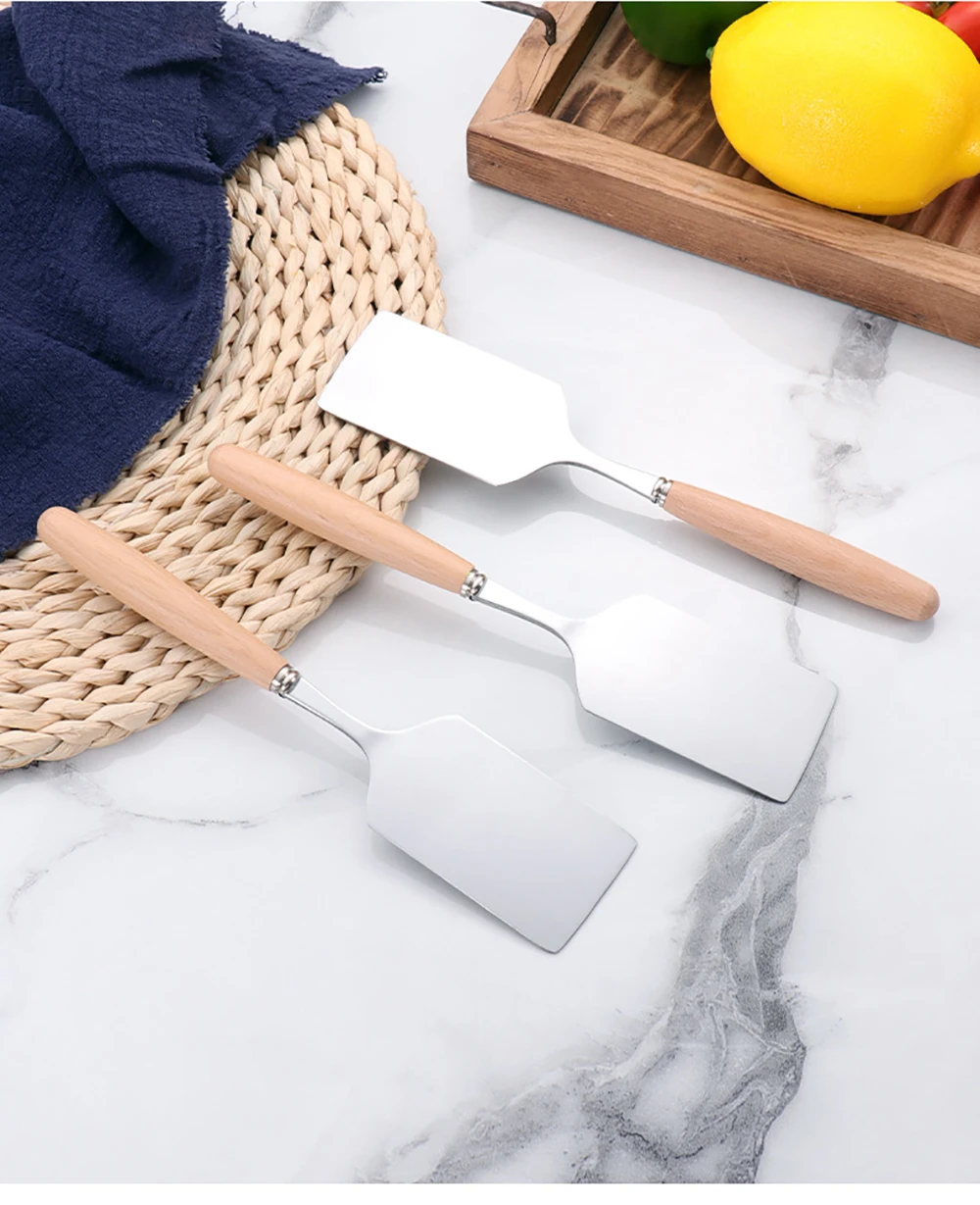

Slotted Griddle Spatula Turners Shovel Meat Flipper Grill Spatula Tools Steak Grilled for Restaurants