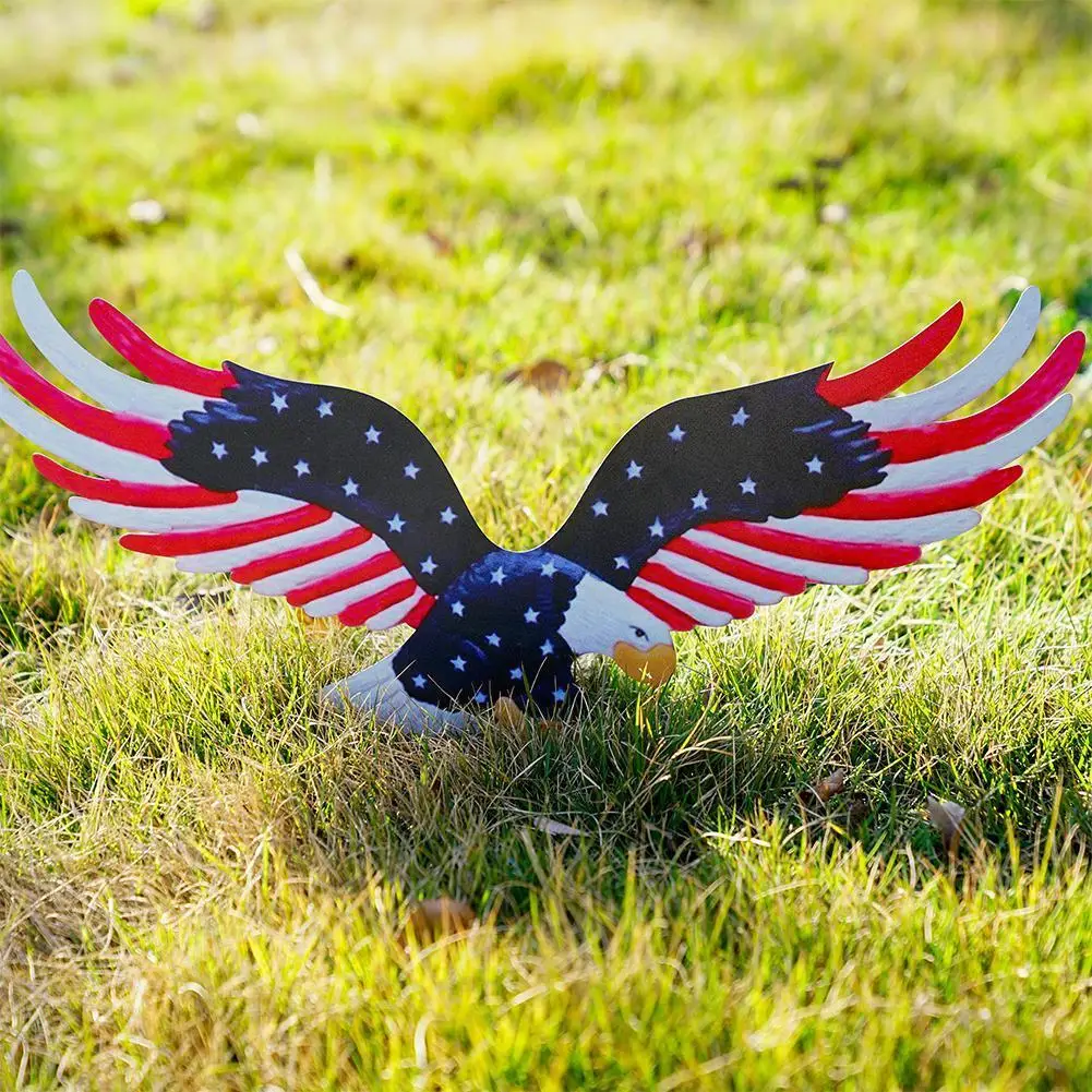 

Eagle Hanging Decoration Wall Decor Art Sculpture Outdoor Hanging Ornament Statue Garden Figurine Sculpture For Home Decor B6O1