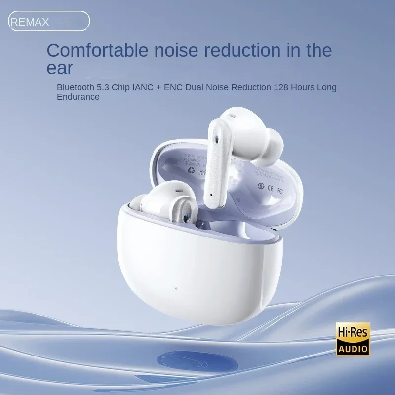 Наушники Bluetooth REMAX CozyPods W21N ANC+ENC Беспроводные наушники с шумоподавлением 5.3, стабильное подключение и отличное аудиоэффективность (art.: 3920cfd91d023) - 3920cfd91d023