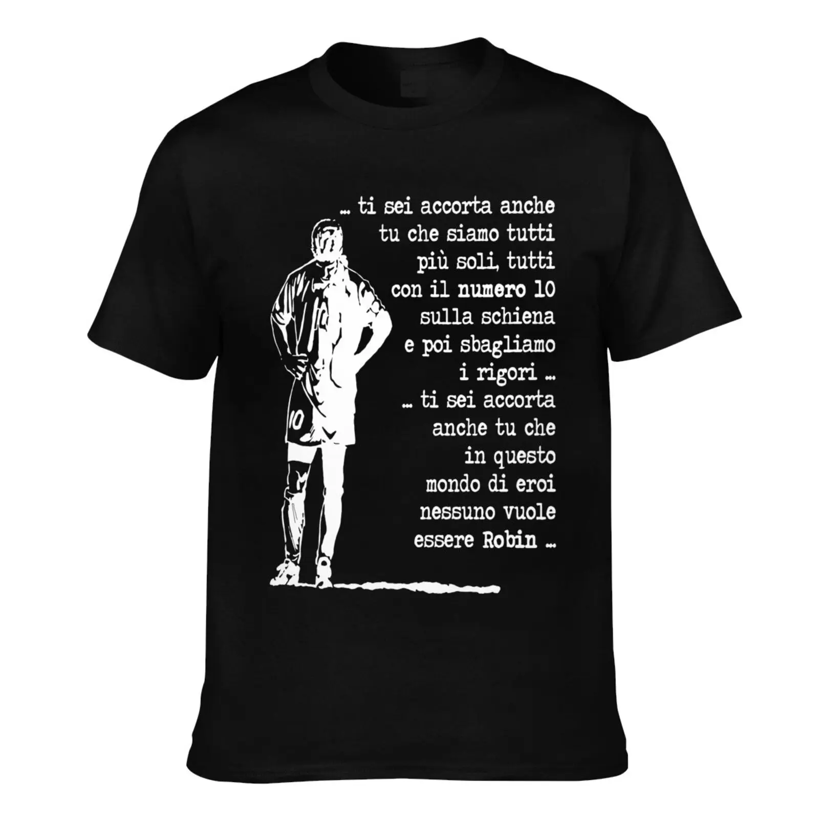 

Maglia Citazione Cesare Cremonini Baggio 4437 T-Shirt Vintage Top T-Shirts For Women Vintage Graphic T Shirts Men T-Shirt Tops